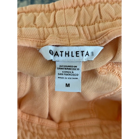 Threat Women's Drawstring Waist Shorts – Size M – Orange – 5-Pocket Style - Picture 5 of 7